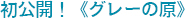 初公開！グレーの原